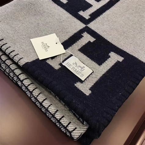 navy blue hermes blanket|Hermes blanket cost.